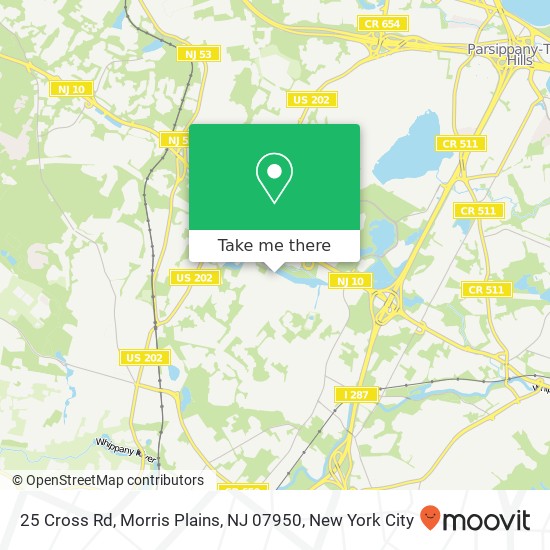 25 Cross Rd, Morris Plains, NJ 07950 map
