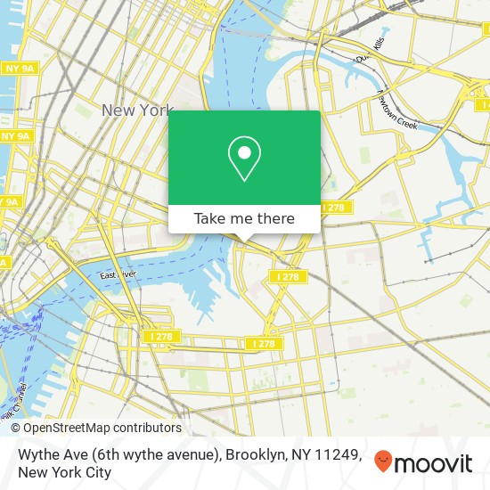 Wythe Ave (6th wythe avenue), Brooklyn, NY 11249 map