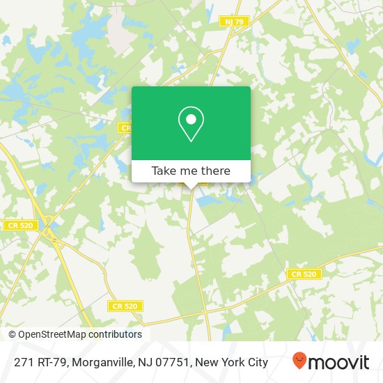 Mapa de 271 RT-79, Morganville, NJ 07751
