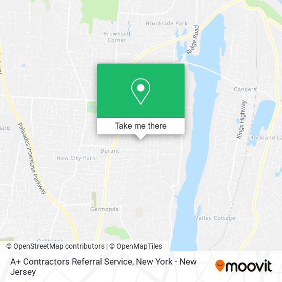 A+ Contractors Referral Service map