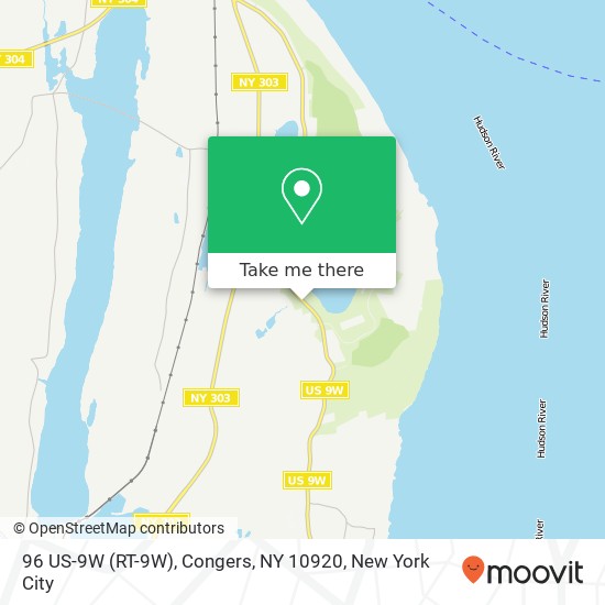 96 US-9W (RT-9W), Congers, NY 10920 map