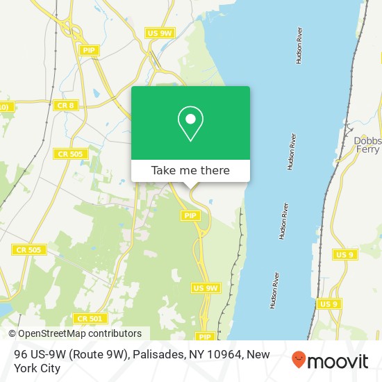 96 US-9W (Route 9W), Palisades, NY 10964 map
