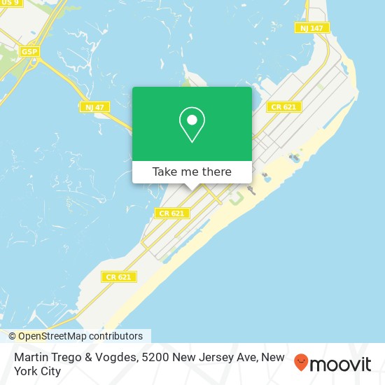 Martin Trego & Vogdes, 5200 New Jersey Ave map