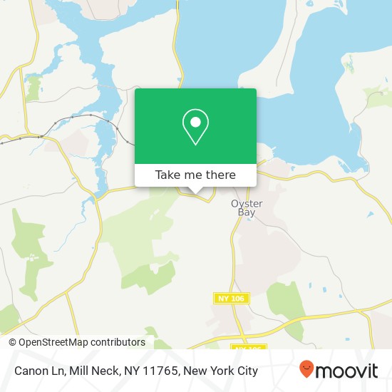 Mapa de Canon Ln, Mill Neck, NY 11765