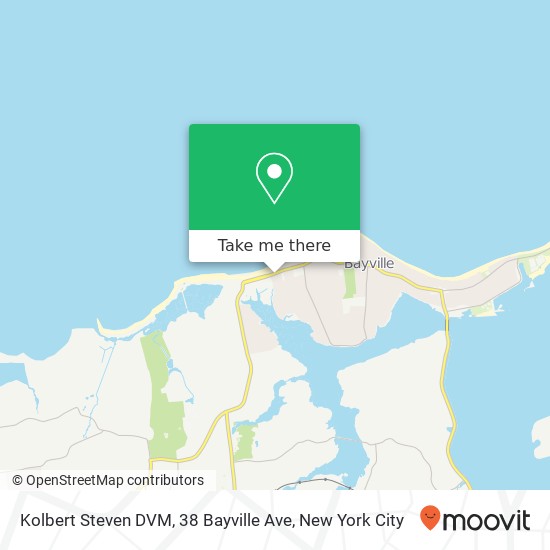 Kolbert Steven DVM, 38 Bayville Ave map