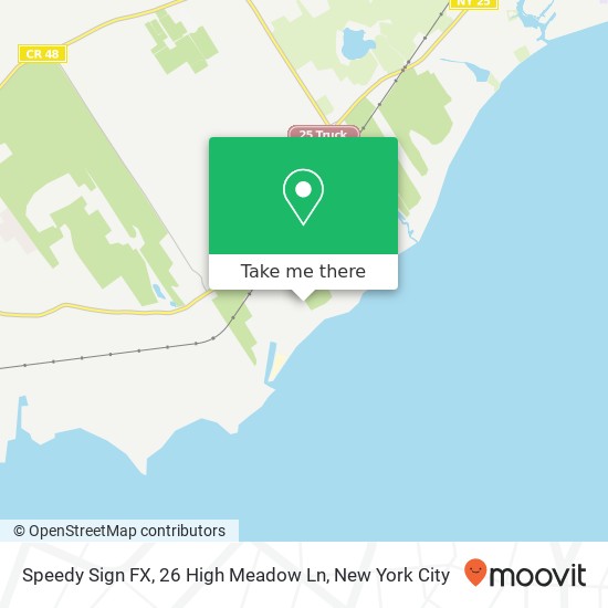 Mapa de Speedy Sign FX, 26 High Meadow Ln