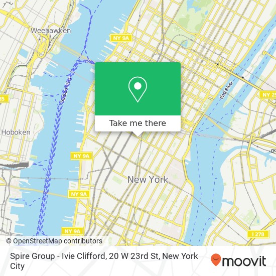 Spire Group - Ivie Clifford, 20 W 23rd St map