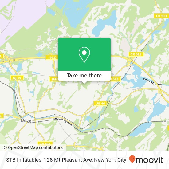 Mapa de STB Inflatables, 128 Mt Pleasant Ave