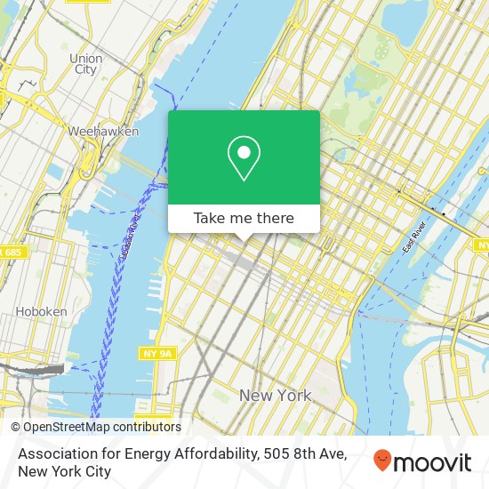 Association for Energy Affordability, 505 8th Ave map