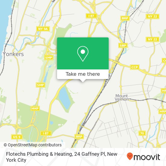 Flotechs Plumbing & Heating, 24 Gaffney Pl map
