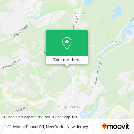 101 Mount Rascal Rd map