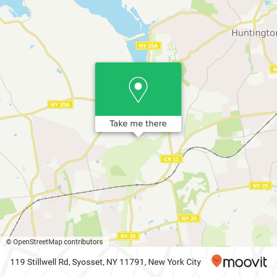Mapa de 119 Stillwell Rd, Syosset, NY 11791