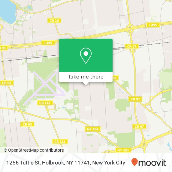 1256 Tuttle St, Holbrook, NY 11741 map