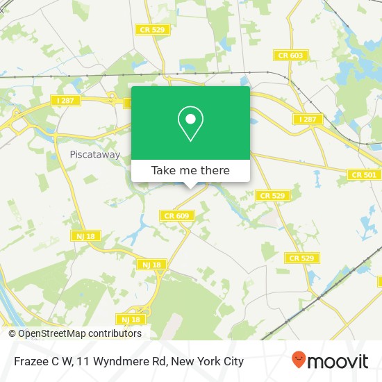 Frazee C W, 11 Wyndmere Rd map