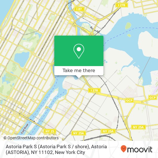 Astoria Park S (Astoria Park S / shore), Astoria (ASTORIA), NY 11102 map