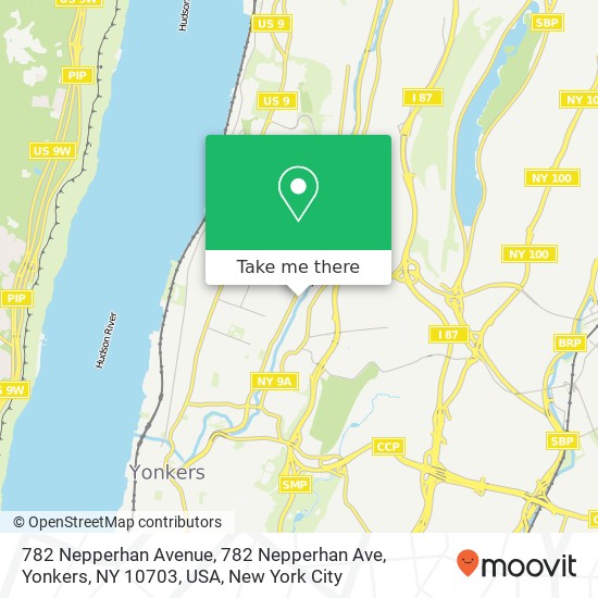 782 Nepperhan Avenue, 782 Nepperhan Ave, Yonkers, NY 10703, USA map