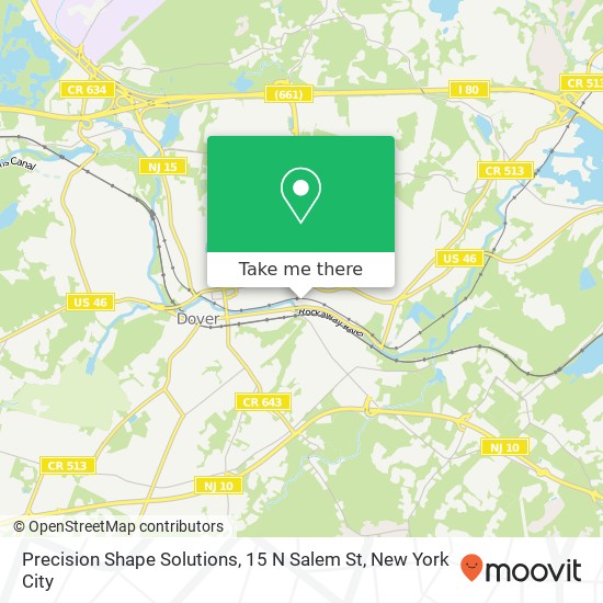 Precision Shape Solutions, 15 N Salem St map