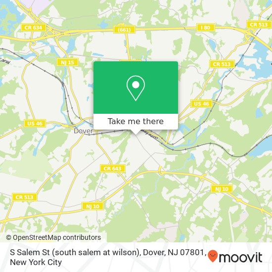 S Salem St (south salem at wilson), Dover, NJ 07801 map