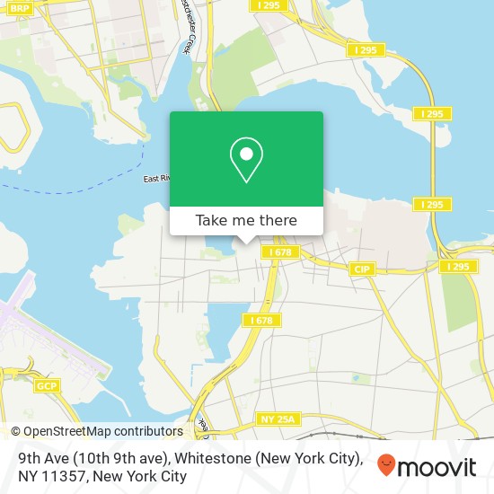 9th Ave (10th 9th ave), Whitestone (New York City), NY 11357 map