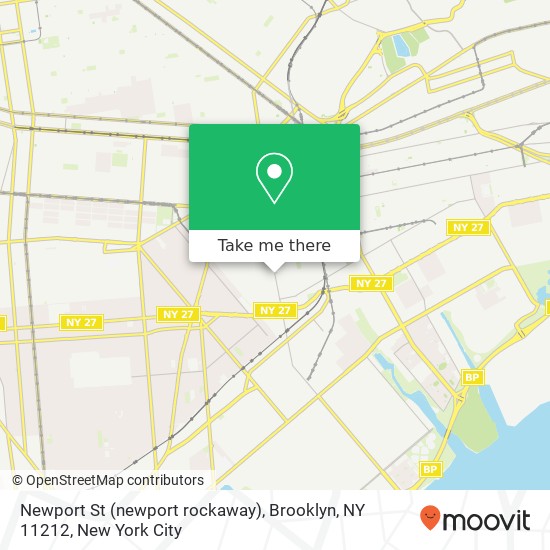 Mapa de Newport St (newport rockaway), Brooklyn, NY 11212