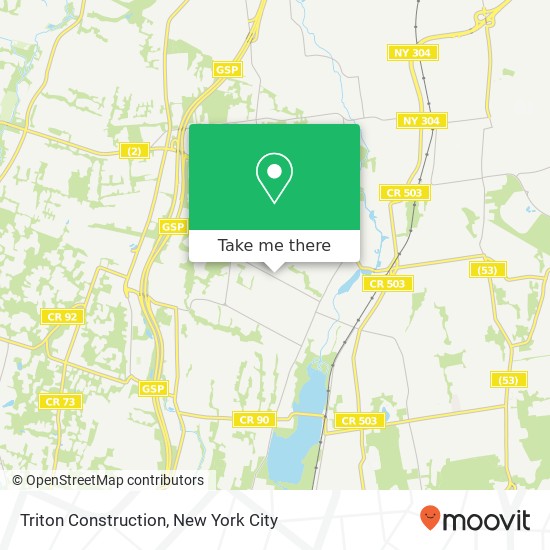 Triton Construction map