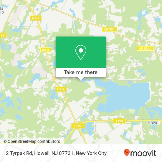 2 Tyrpak Rd, Howell, NJ 07731 map