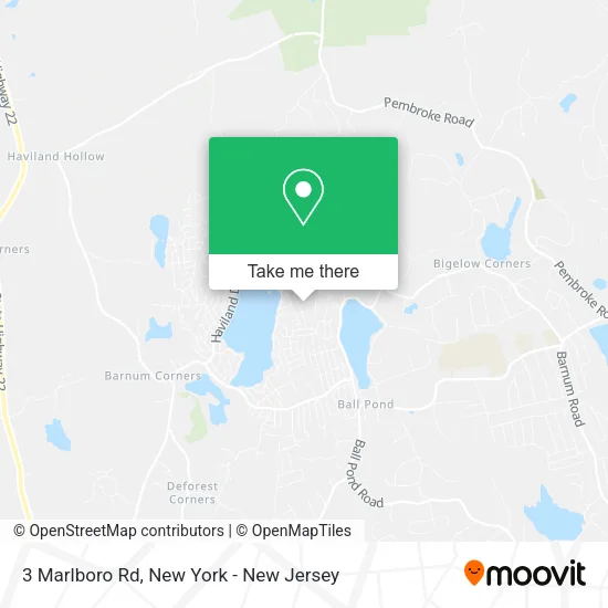 3 Marlboro Rd map