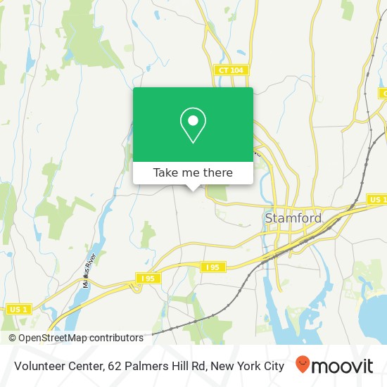 Mapa de Volunteer Center, 62 Palmers Hill Rd