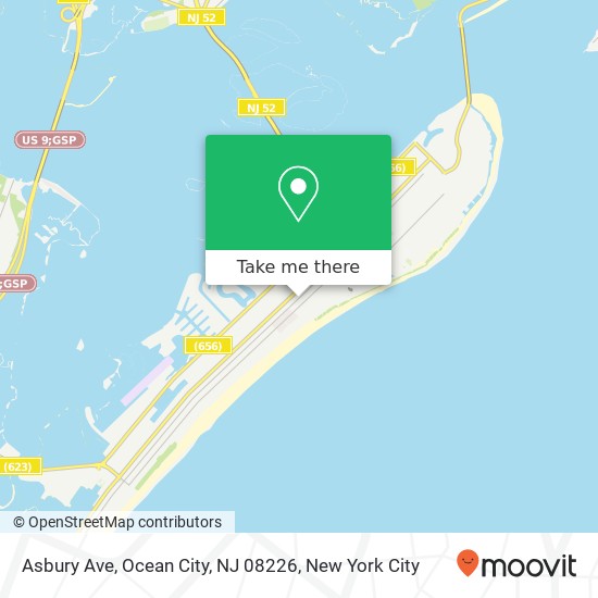 Asbury Ave, Ocean City, NJ 08226 map