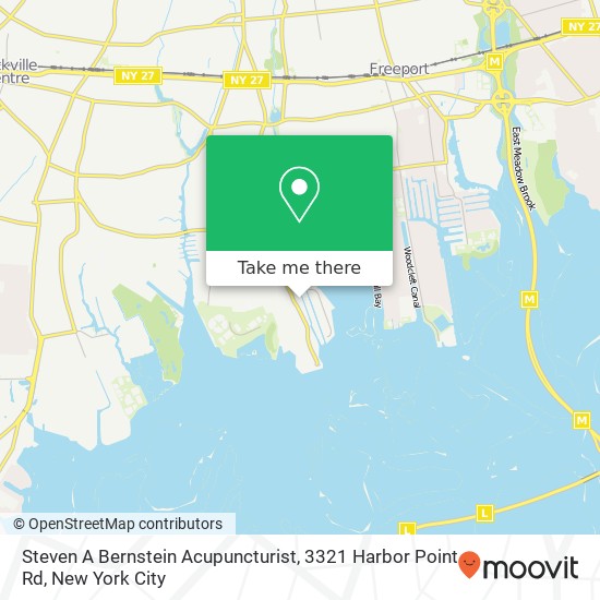 Mapa de Steven A Bernstein Acupuncturist, 3321 Harbor Point Rd