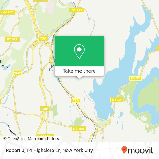 Mapa de Robert J, 14 Highclere Ln