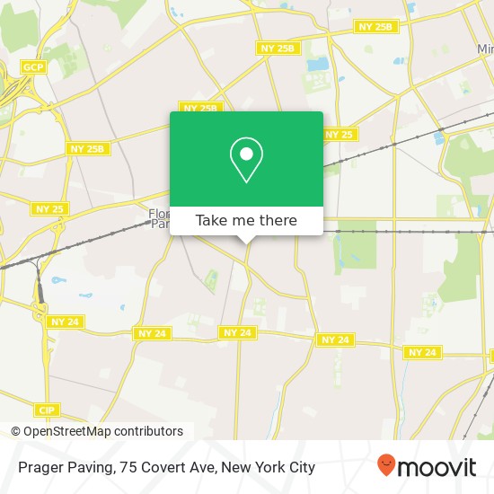 Mapa de Prager Paving, 75 Covert Ave