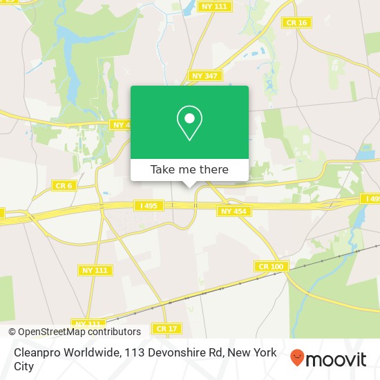Mapa de Cleanpro Worldwide, 113 Devonshire Rd