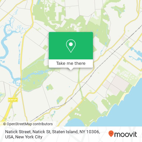 Natick Street, Natick St, Staten Island, NY 10306, USA map