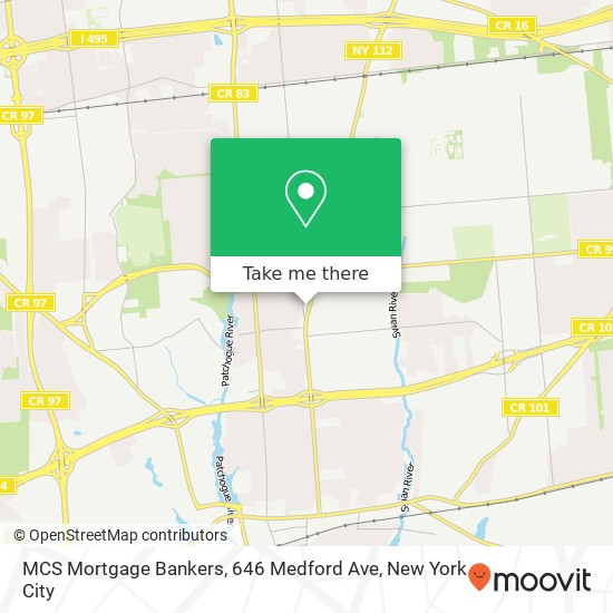 Mapa de MCS Mortgage Bankers, 646 Medford Ave