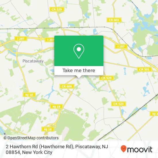 2 Hawthorn Rd (Hawthorne Rd), Piscataway, NJ 08854 map