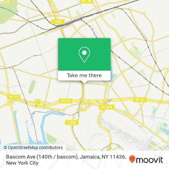Mapa de Bascom Ave (140th / bascom), Jamaica, NY 11436