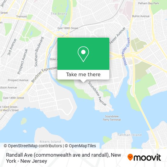 Randall Ave (commonwealth ave and randall) map