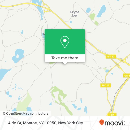 1 Aldo Ct, Monroe, NY 10950 map