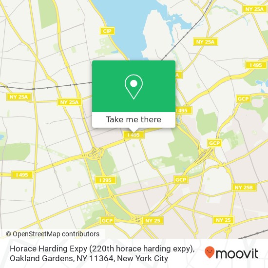 Mapa de Horace Harding Expy (220th horace harding expy), Oakland Gardens, NY 11364