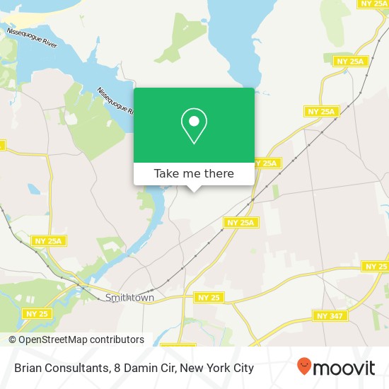 Mapa de Brian Consultants, 8 Damin Cir