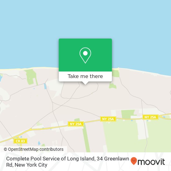 Complete Pool Service of Long Island, 34 Greenlawn Rd map