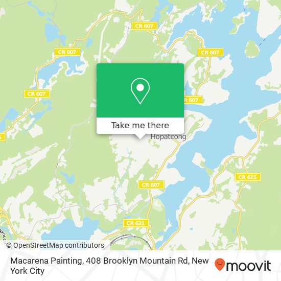 Macarena Painting, 408 Brooklyn Mountain Rd map