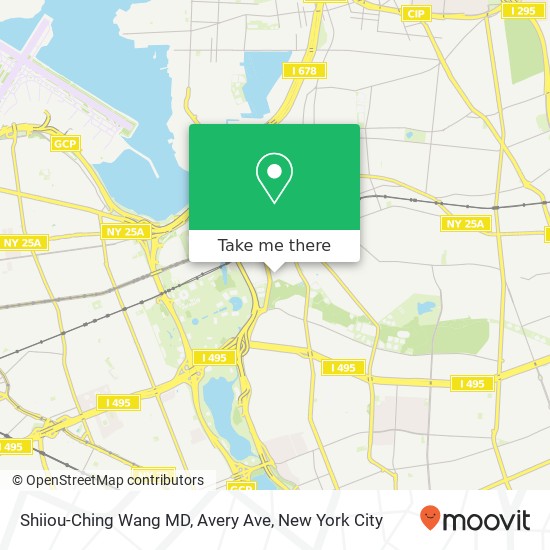 Shiiou-Ching Wang MD, Avery Ave map