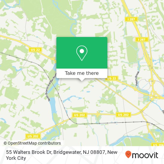 55 Walters Brook Dr, Bridgewater, NJ 08807 map