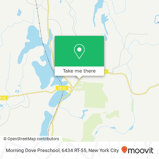 Mapa de Morning Dove Preschool, 6434 RT-55