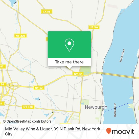 Mapa de Mid Valley Wine & Liquor, 39 N Plank Rd