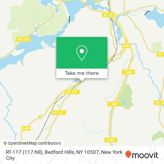 Mapa de RT-117 (117 hill), Bedford Hills, NY 10507