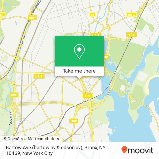 Bartow Ave (bartow av & edson av), Bronx, NY 10469 map