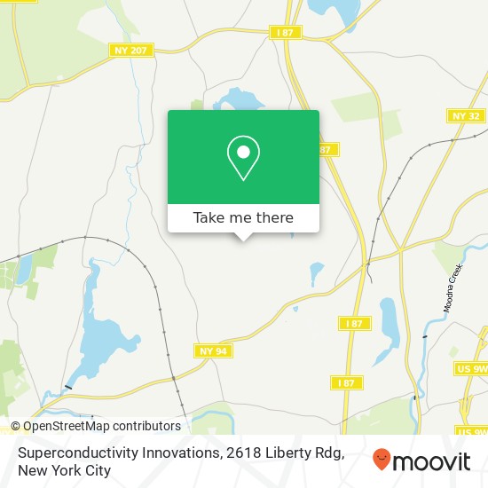 Mapa de Superconductivity Innovations, 2618 Liberty Rdg